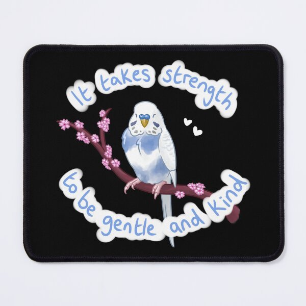 Item preview, Bird Positivity: It takes strength to be gentle and kind designed and sold by AdoraBirdArt.
