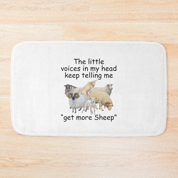 Item preview, The little voices in my head kêp telling me get more Sheep designed and sold by maithithuha.