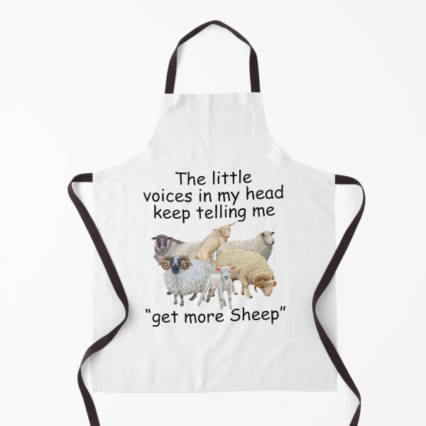 Item preview, The little voices in my head kêp telling me get more Sheep designed and sold by maithithuha.