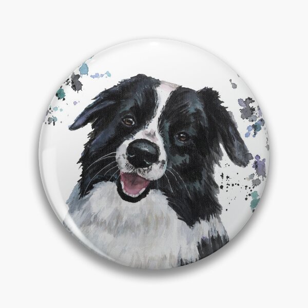 Item preview, Watercolour Border Collie designed and sold by SaltySerenity.