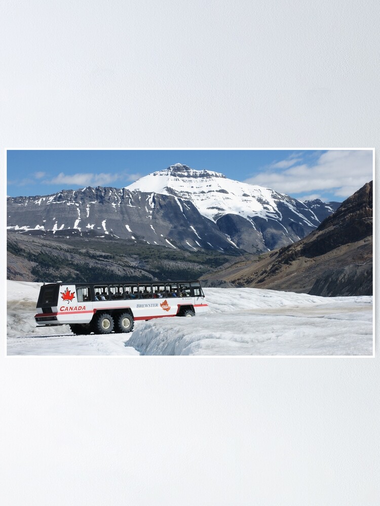 Alternate view of Athabascar Glacier Tour Poster