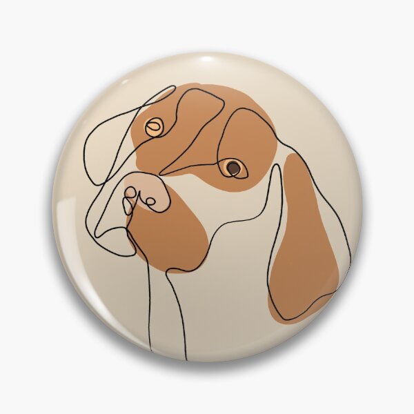 Item preview, Dog One Line Drawing with Color designed and sold by IMVartwork.