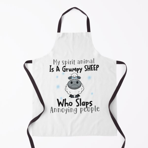 Item preview, My spirit animal is a grumpy sheep who slaps annouying people designed and sold by maithithuha.