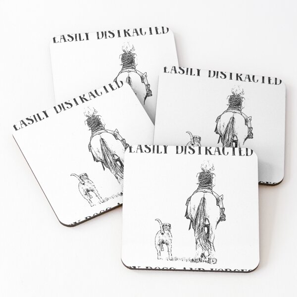 Item preview, Easily Distracted By Dogs And Horses designed and sold by GaryCote112.