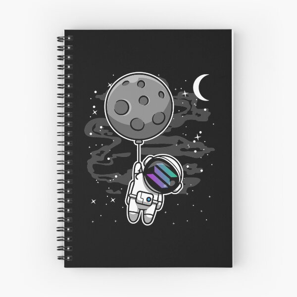 Item preview, Astronaut Floating Solana SOL Coin To The Moon Crypto Token Cryptocurrency Blockchain Wallet HODL designed and sold by AdamRoberts90.