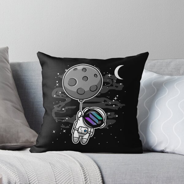 Item preview, Astronaut Floating Solana SOL Coin To The Moon Crypto Token Cryptocurrency Blockchain Wallet HODL designed and sold by AdamRoberts90.