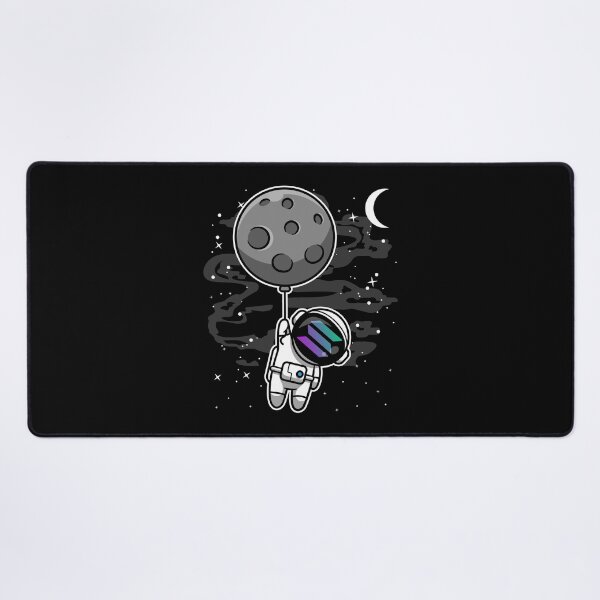 Item preview, Astronaut Floating Solana SOL Coin To The Moon Crypto Token Cryptocurrency Blockchain Wallet HODL designed and sold by AdamRoberts90.