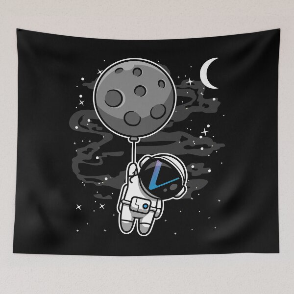 Item preview, Astronaut Floating Vechain VET Coin To The Moon Crypto Token Cryptocurrency Blockchain Wallet HODL designed and sold by AdamRoberts90.