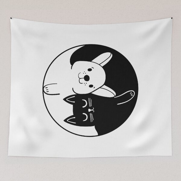 Item preview, Gato Perro Yin Yang designed and sold by yakibo.
