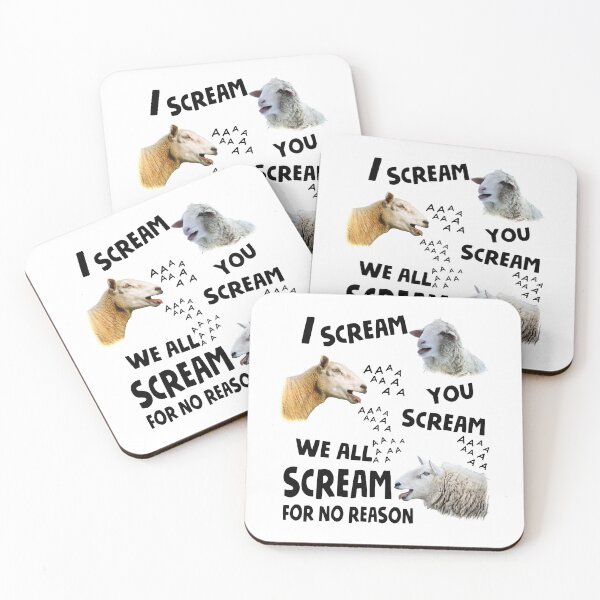 Item preview,  I scream you scream we are scream, sheep, sheep lover designed and sold by maithithuha.