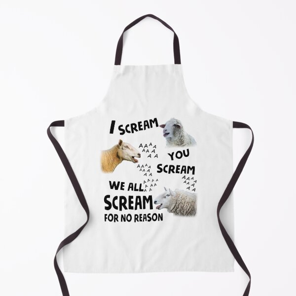 Item preview,  I scream you scream we are scream, sheep, sheep lover designed and sold by maithithuha.