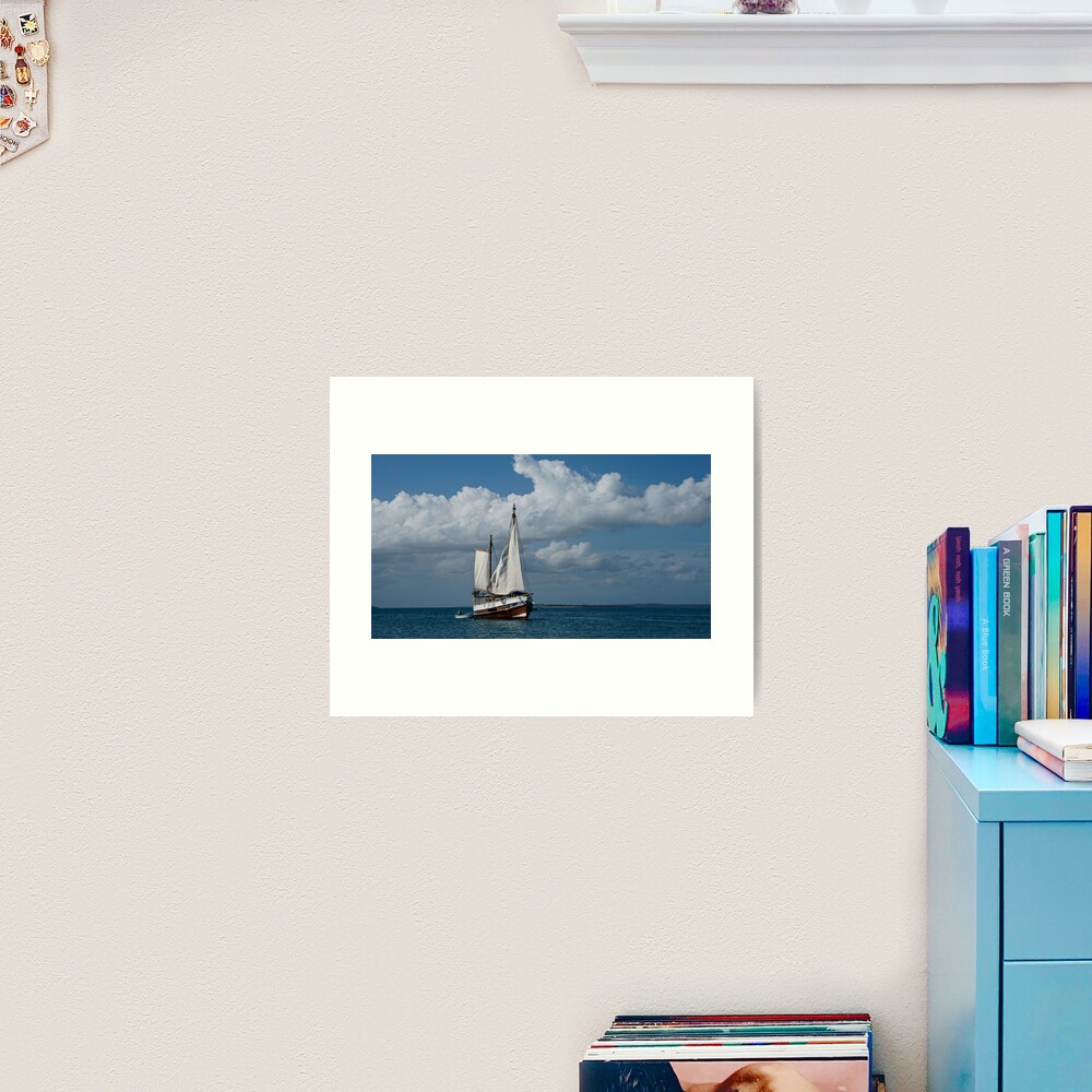 Wooden Sailing Ship ~ Zanzibar Art Print