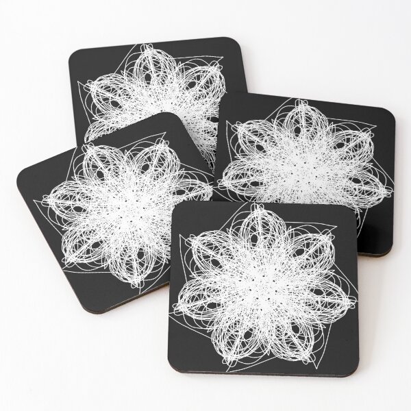 Item preview, White floral spider web designed and sold by creativelittleo.