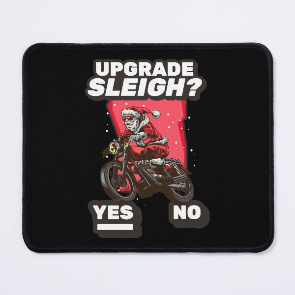 Item preview, Classic Motorcycle Riding Santa Sleigh Upgrade Video Gamer Christmas Graphic designed and sold by GO SHIRT-TEE.