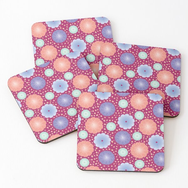 Item preview, Deep Pink digital watercolour floral pattern designed and sold by Lozzie Eliza Designs.