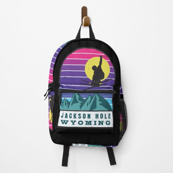 Item preview, Ski Jackson Hole Wyoming Retro Sunset designed and sold by JordanHolmes.