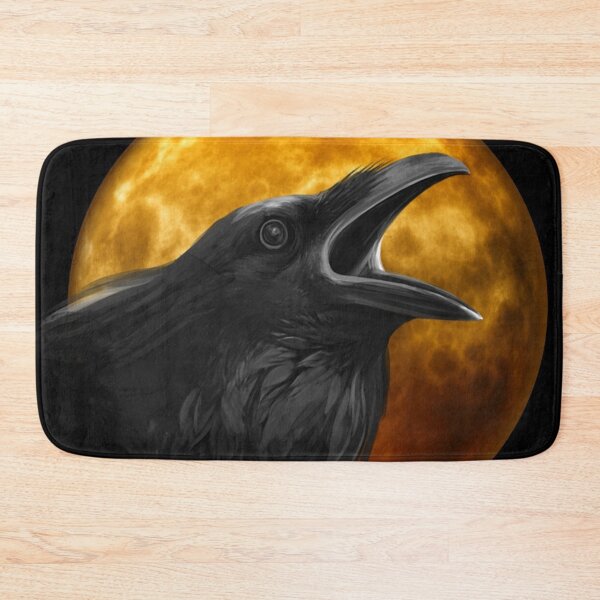 Item preview, Full moon and black raven designed and sold by NoahDea.