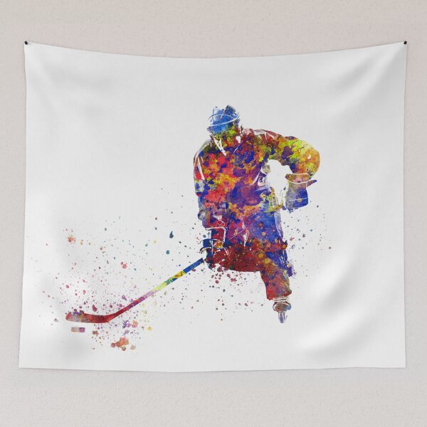 Item preview, Ice hockey in watercolor designed and sold by paulrommer.