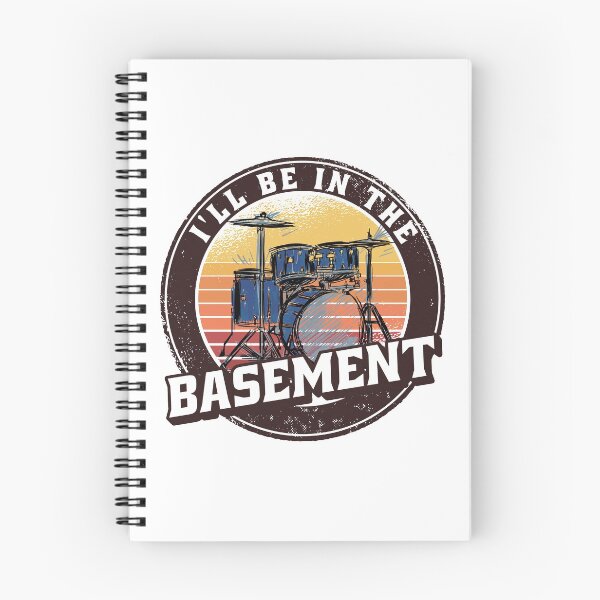 Item preview,  I'll Be In The Basement Drum Set Funny Drummer Art designed and sold by Eddie SH.