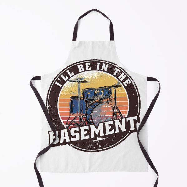 Item preview, I'll Be In The Basement Drum Set Funny Drummer Art designed and sold by Eddie SH.