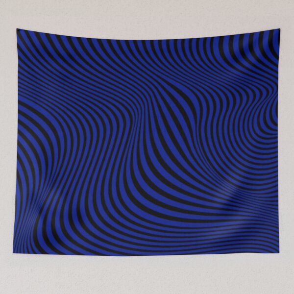 Item preview, Wavy Optical Illusion Pattern designed and sold by LMoonDesigns.