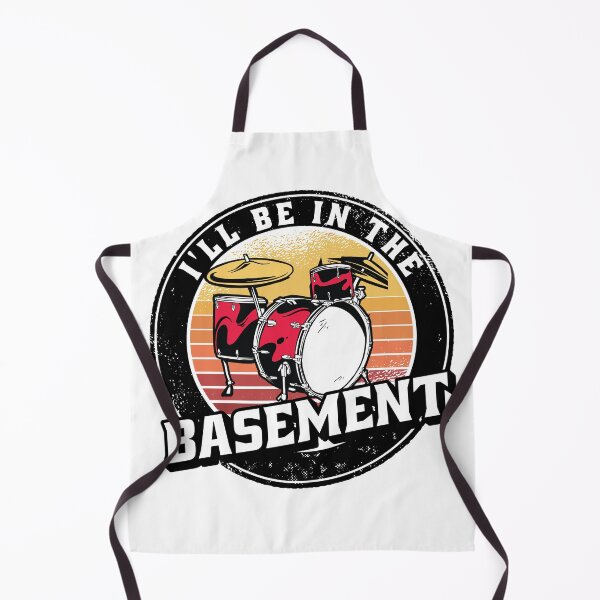 Item preview, I'll Be In The Basement Drum Set Funny Drummer Art designed and sold by Eddie SH.