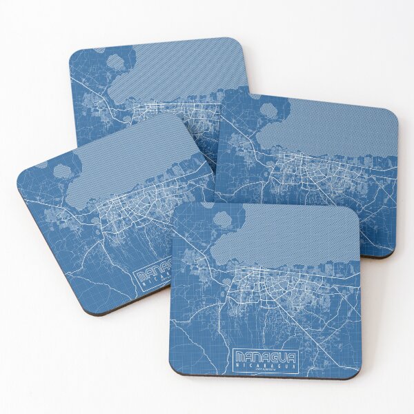Item preview, Managua City Map of Nicaragua - Blueprint designed and sold by deMAP.