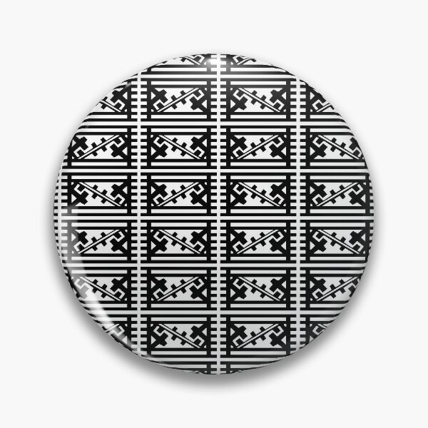 Item preview, Symbol 65 black and white geometric pattern from the "symbols" collection designed and sold by vincentbiollaz.