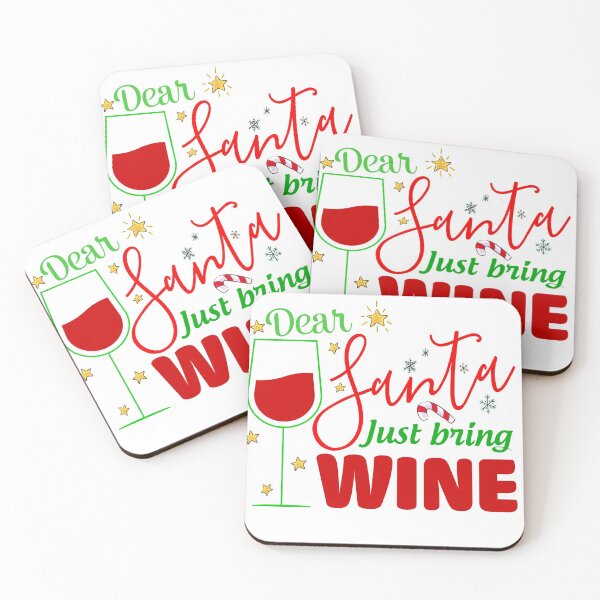 Item preview, Querido Santa, solo trae vino designed and sold by CzarinaDesigns.