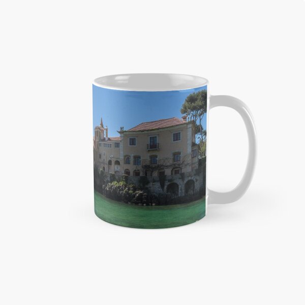 Item preview, Santa Marta Lighthouse and Santa Maria House - Cascais Portugal Landmarks designed and sold by Georgia Mizuleva.