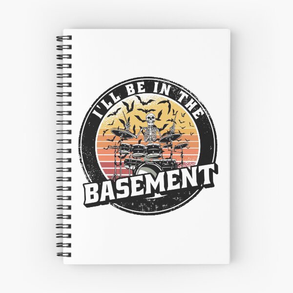 Item preview,  I'll Be In The Basement Drum Set Funny Drummer Art designed and sold by Eddie SH.