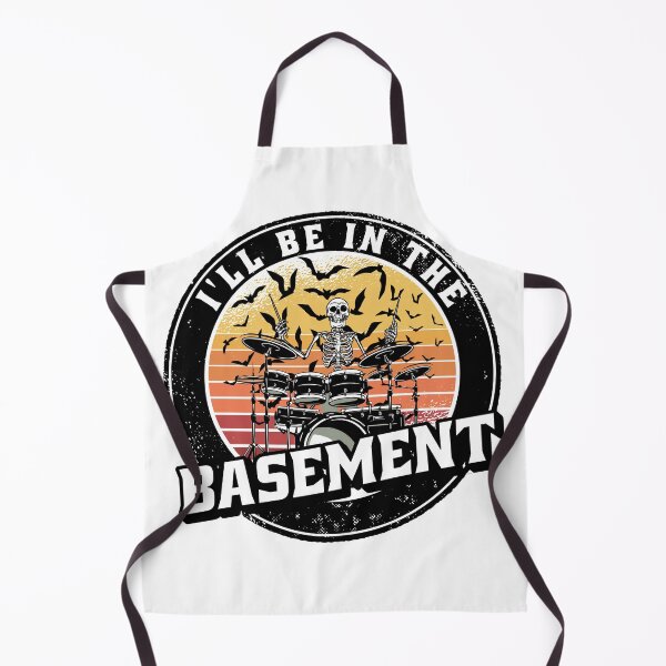 Item preview, I'll Be In The Basement Drum Set Funny Drummer Art designed and sold by Eddie SH.