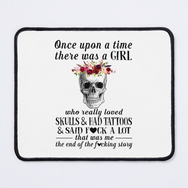 Item preview, Girl loved Skulls And Had Tattoo designed and sold by GaryCote112.