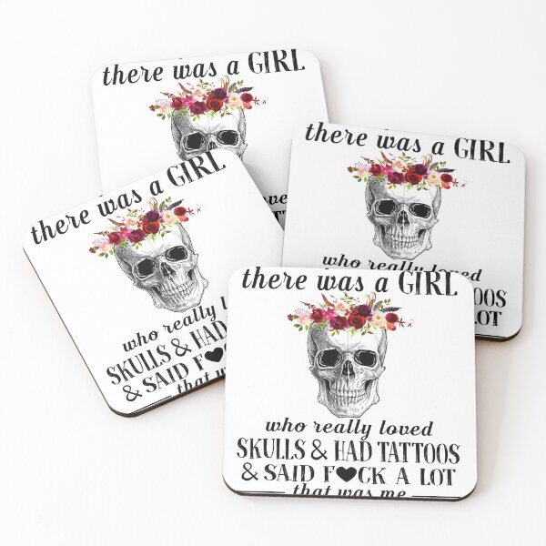Item preview, Girl loved Skulls And Had Tattoo designed and sold by GaryCote112.