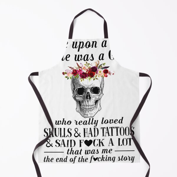 Item preview, Girl loved Skulls And Had Tattoo designed and sold by GaryCote112.