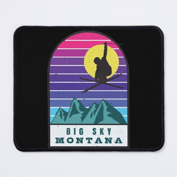 Item preview, Ski Big Sky Montana Retro Sunset designed and sold by JordanHolmes.
