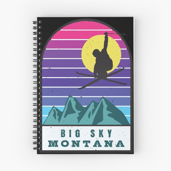 Item preview, Ski Big Sky Montana Retro Sunset designed and sold by JordanHolmes.