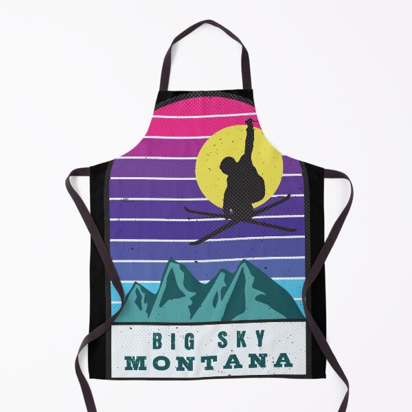Item preview, Ski Big Sky Montana Retro Sunset designed and sold by JordanHolmes.