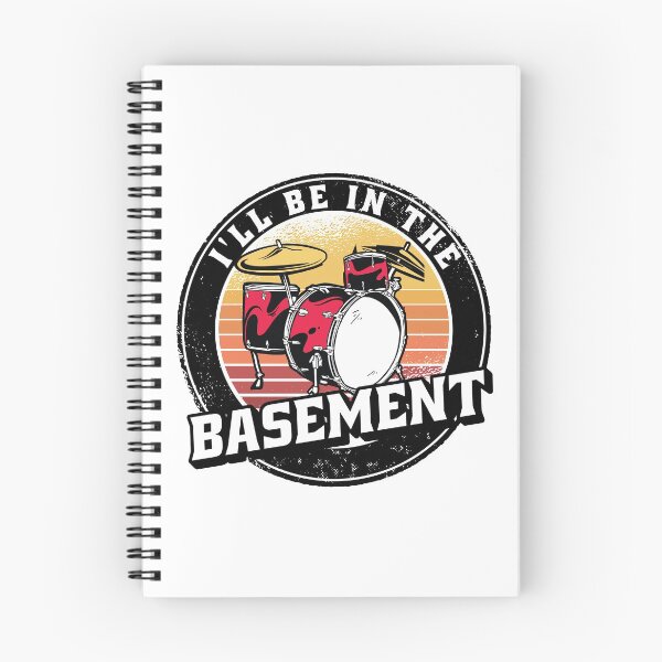 Item preview,  I'll Be In The Basement Drum Set Funny Drummer Art designed and sold by Eddie SH.