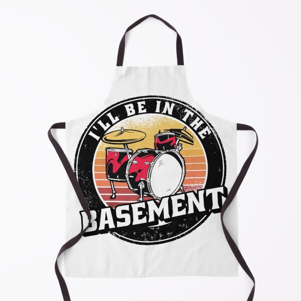 Item preview, I'll Be In The Basement Drum Set Funny Drummer Art designed and sold by Eddie SH.