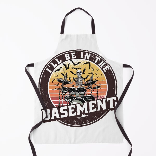Item preview, I'll Be In The Basement Drum Set Funny Drummer Art designed and sold by Eddie SH.