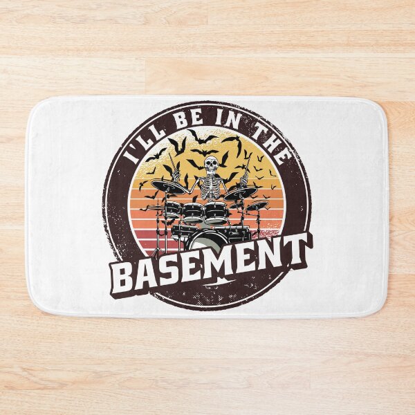 Item preview,  I'll Be In The Basement Drum Set Funny Drummer Art designed and sold by Eddie SH.