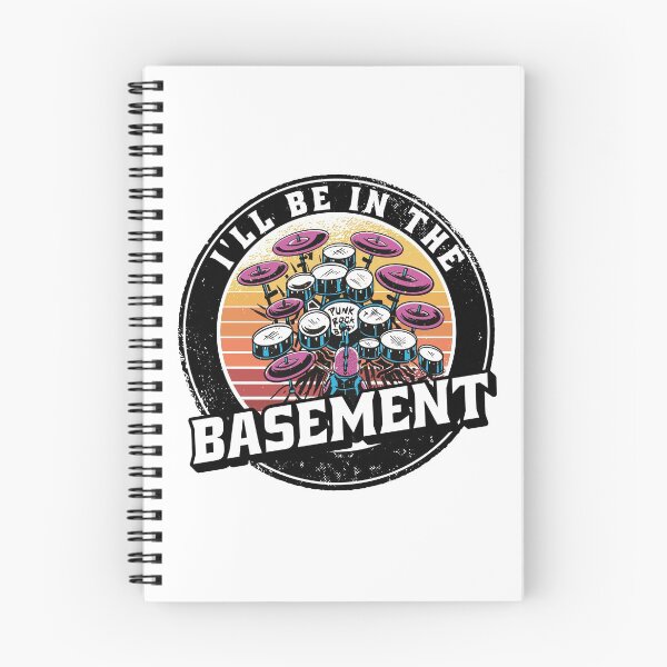 Item preview,  I'll Be In The Basement Drum Set Funny Drummer Art designed and sold by Eddie SH.
