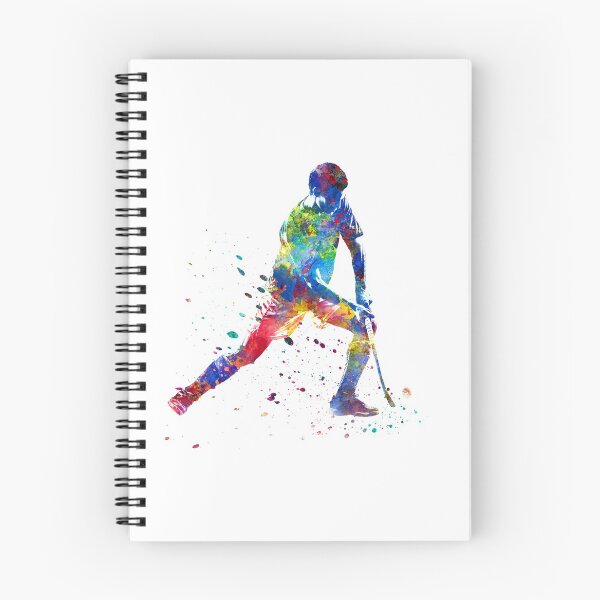 Item preview, Field hockey in watercolor designed and sold by paulrommer.