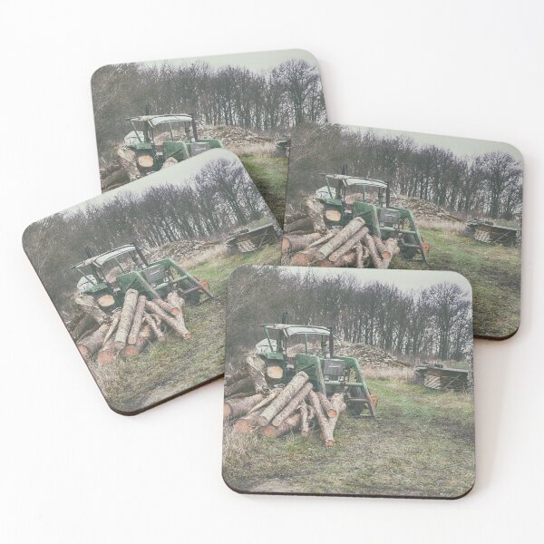 Item preview, Old German tractor at the lumberyard designed and sold by Ingo Menhard.