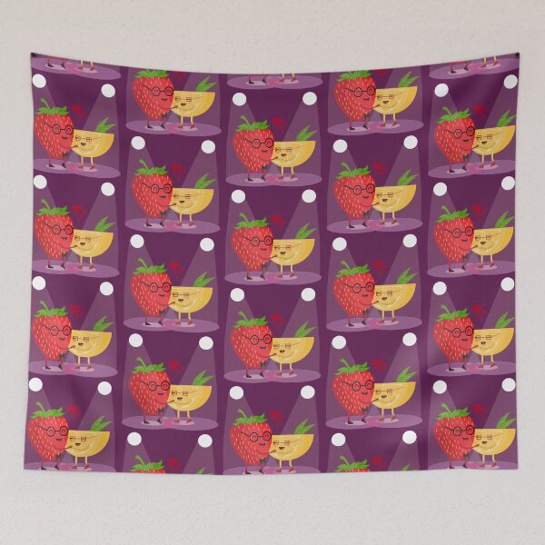 Item preview, Promise Day - 11th Feb - Dancing Together Always - Miss Lemon and Mr Strawberry designed and sold by YourSpace8.