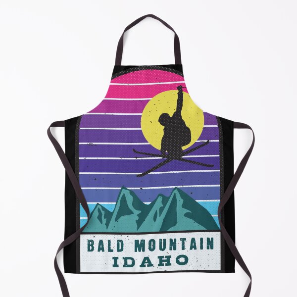 Item preview, Ski Bald Mountain Idaho Retro Sunset designed and sold by JordanHolmes.