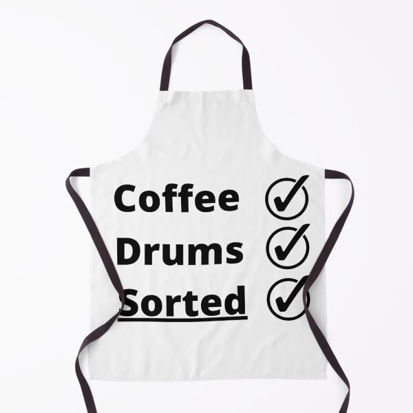 Item preview, Coffee Drums Sorted, (Black Text) designed and sold by FinishYourSong.