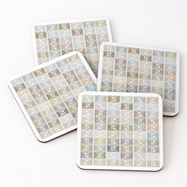 Item preview, Symbol 66 geometric pattern in neutral color from the collection "symbols" designed and sold by vincentbiollaz.