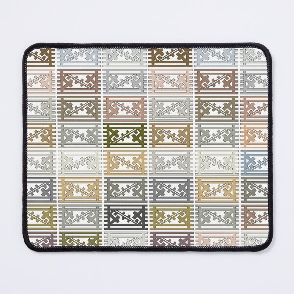Item preview, Symbol 66 geometric pattern in neutral color from the collection "symbols" designed and sold by vincentbiollaz.